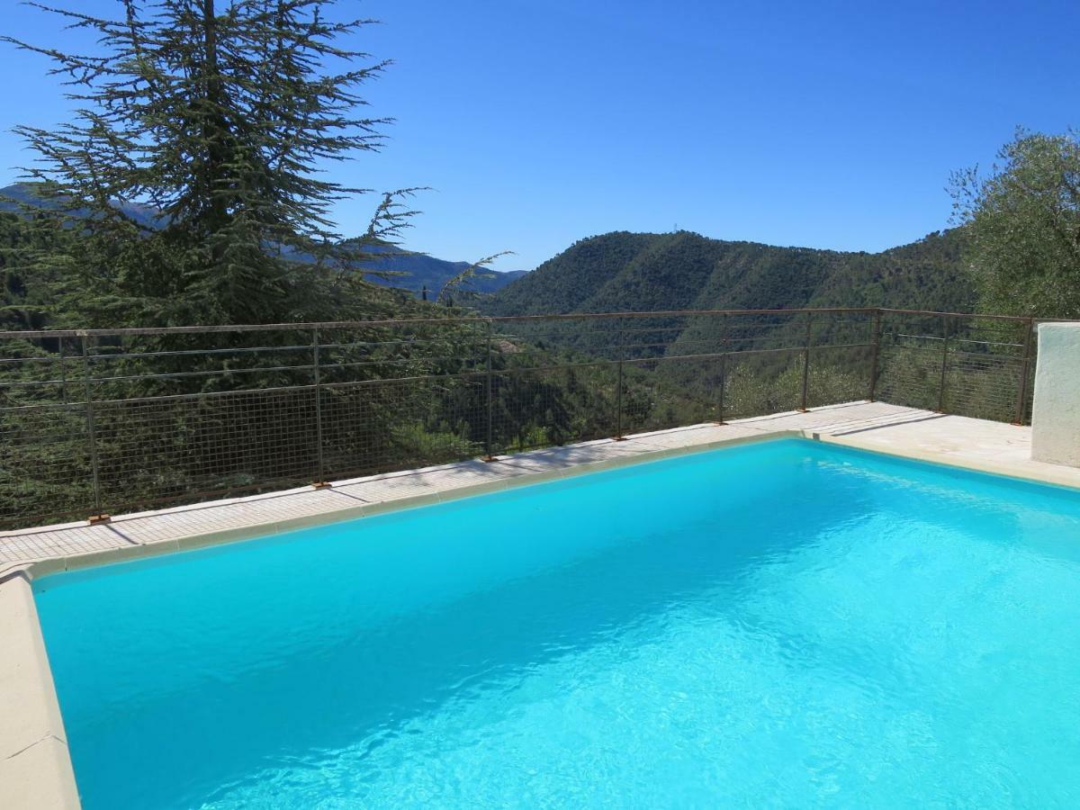 Les Figaires Villa L'Escarene Bagian luar foto