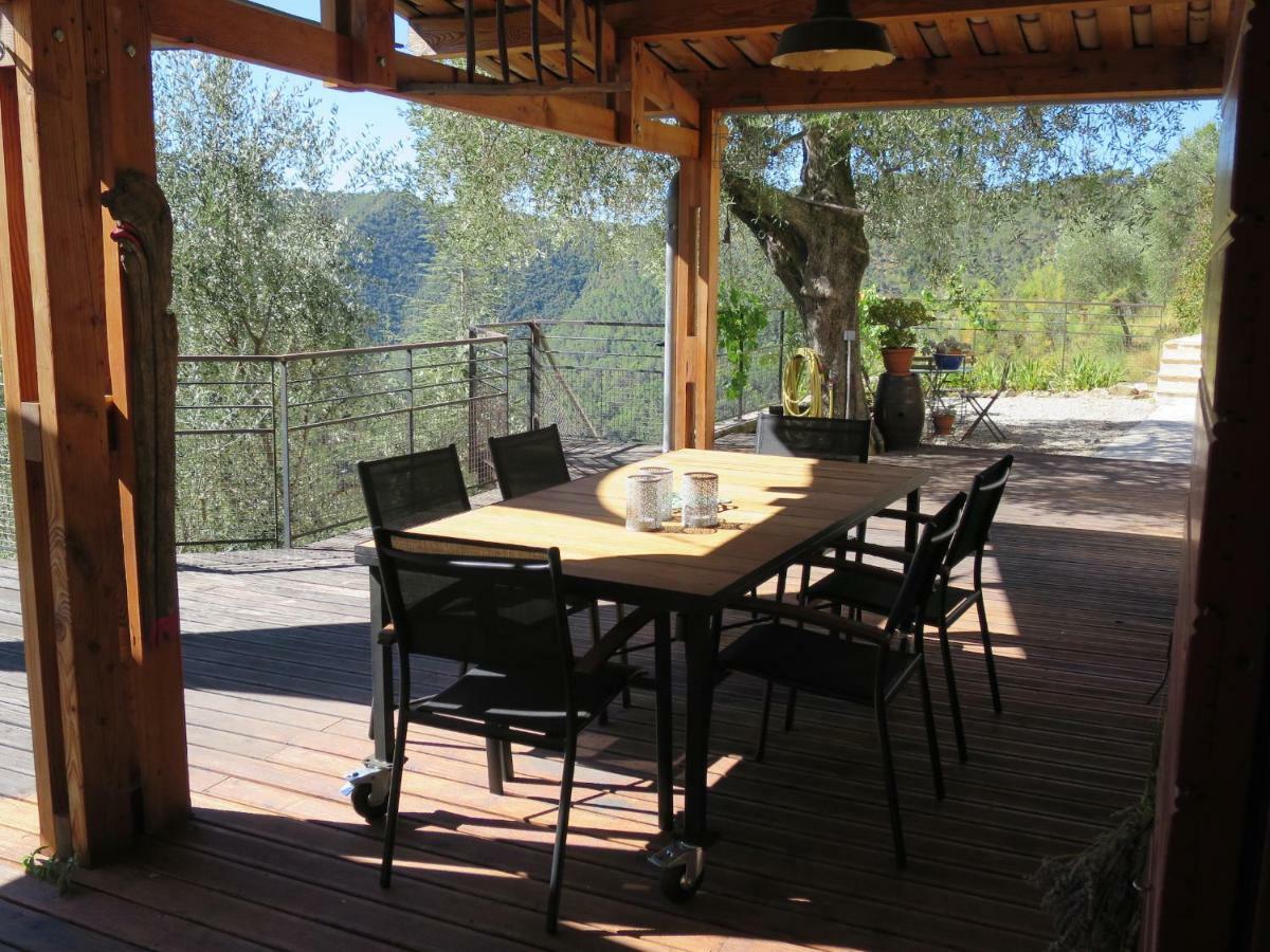 Les Figaires Villa L'Escarene Bagian luar foto